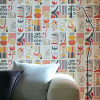 Ohpopsi Abstract Snip Snip Wallpaper Tulip & Smoke