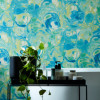 Ohpopsi Grafik Venetian Wallpaper Sapphire Swirl