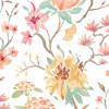 Ohpopsi Hanashi Saku Wallpaper Linen & Apricot