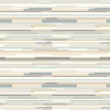 Hoopla Walls Geo Horizontal Stripe Wallpaper - Grey