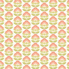 Hoopla Walls Geo Retro Flower Wallpaper - Apricot