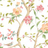 Hoopla Walls Purity Bird Song Wallpaper Coral Mix