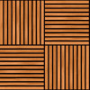 Hoopla Walls Slat Walls Square Slat Wallpaper Teak