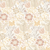 Hoopla Walls Eden II Honeysuckle & Tulip Warm Natural Wallpaper
