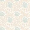 Hoopla Walls Eden II Tulip Trail Duck Egg Wallpaper