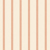 Hoopla Walls Heritage Stripe Wallpaper Burnt Orange