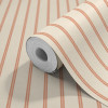 Hoopla Walls Heritage Stripe Wallpaper Burnt Orange