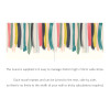 Ohpopsi Icon Blurred Lines Wall Mural Spruce & Blush