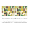 Ohpopsi Icon Blocky Wall Mural Earth & Mustard