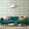 Ohpopsi Jardin Pomponette Wallpaper Royal Mustard
