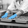 Polyco Shield Blue Nitrile Powder Free Disposable Gloves Box of 100 Extra Large
