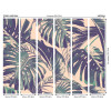 Origin Murals Palm Leaves Mural Blush & Jade - Medium (300cm x 240cm)