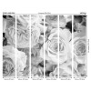 Origin Murals Petals Mural Dove Grey - Medium (300cm x 240cm)