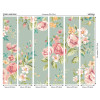Origin Murals Flowery Mural Duck Egg - Medium (300cm x 240cm)