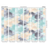 Origin Murals Iso Triangles Mural Duck Egg - Medium (300cm x 240cm)