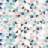 Origin Murals Geometry Mural Blush & Jade - Medium (300cm x 240cm)
