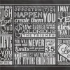 Origin Murals Chalk Quotes Mural Blackboard - Medium (300cm x 240cm)
