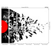 Origin Murals Smashed Vinyl Mural Monochrome - Medium (300cm x 240cm)