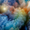 Origin Murals Moody Clouds Mural Multi - Medium (300cm x 240cm)