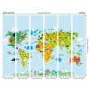 Origin Murals Whole Wide Word Mural Multi - Medium (300cm x 240cm)