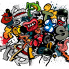 Origin Murals Spray Paint Mural Multi - Medium (300cm x 240cm)