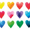 Origin Murals Colour My Heart Mural Multi - Medium (300cm x 240cm)