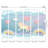 Origin Murals Unicorn Dream Mural Pastel - Medium (300cm x 240cm)