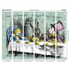 Origin Murals Tea Party Mural Sage - Medium (300cm x 240cm)