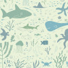 Origin Murals Underwater Adventures Mural Seafoam - Medium (300cm x 240cm)