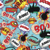 Origin Murals Comic Pop Mural Multi - Medium (300cm x 240cm)