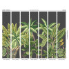 Origin Murals Tropical Palm Leaves Mural Black - Large (350cm x 280cm)