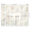 Origin Murals Sleeping Jungle Leopard Mural Grey - Medium (300cm x 240cm)