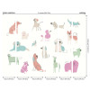 Origin Murals Happy Dogs Mural Blush Pink - Medium (300cm x 240cm)