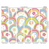 Origin Murals Rainbow Wobble Mural Coral Pinks - Medium (300cm x 240cm)