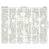 Origin Murals Scandi Forest Animals Mural Warm Grey - Medium (300cm x 240cm)