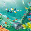 Origin Murals Under The Sea Adventure Mural Jade Green - Medium (300cm x 240cm)
