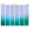 Origin Murals Ombre Gradient Mural Teal Blue - Medium (300cm x 240cm)