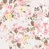 Origin Murals Vintage Rose Pattern Mural Pink - Medium (300cm x 240cm)