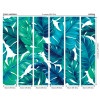 Origin Murals Bold Tropical Leaves Mural Green - Medium (300cm x 240cm)