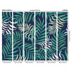 Origin Murals Exotic Jungle Leaves Mural Green - Medium (300cm x 240cm)