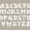Origin Murals Alphabet Patterns Mural Multi - Medium (300cm x 240cm)