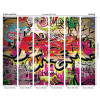 Origin Murals City Graffiti Wall Mural Multi - Medium (300cm x 240cm)