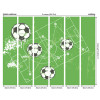 Origin Murals Football Grunge Texture Mural Green - Medium (300cm x 240cm)
