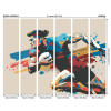 Origin Murals Rugby Player In Graphic Style Mural Natural - Medium (300cm x 240cm)
