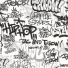 Origin Murals Mono Graffiti Mural Medium Black and White (300cm x 240cm)