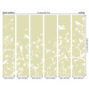 Origin Murals Blossom Trail Mural Medium Soft Green (300cm x 240cm)