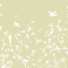 Origin Murals Blossom Trail Mural Medium Soft Green (300cm x 240cm)