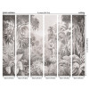 Origin Murals Jungle Trees Mural Medium Black and White (300cm x 240cm)