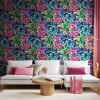 Ohpopsi Riches Of Nature Florence Wallpaper Ink & Fushcia
