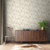 Ohpopsi Laid Bare Berry Dot Wallpaper Flax
